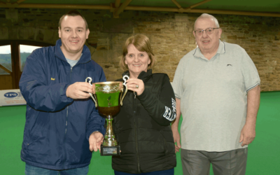 June Crowther from Woodley Sports and Ben Holbrook retain their GM Pairs Champions title for another year